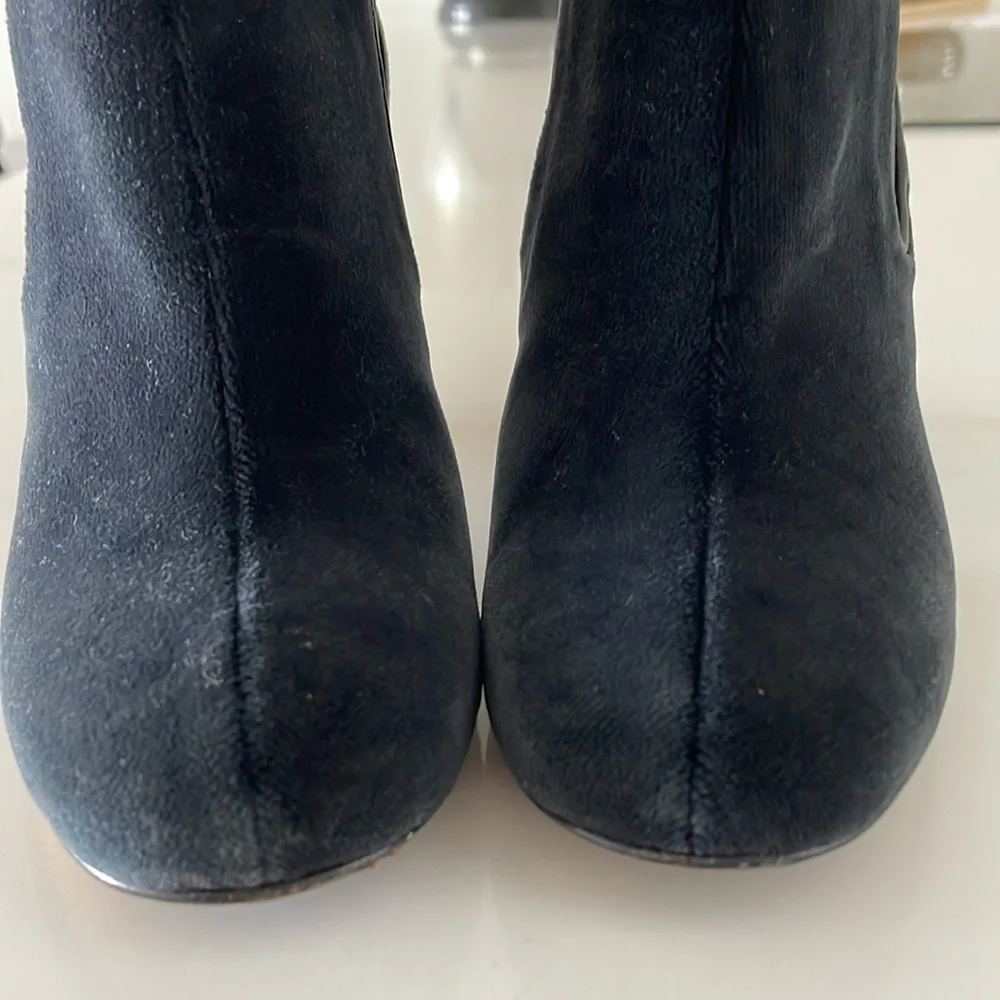 Missoni Black Velvet Ankle Boots - Picture 9 of 12